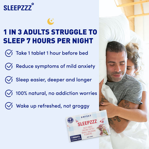 SLEEPZZZ 7 NIGHTS® 5 Pack (35 tablets)